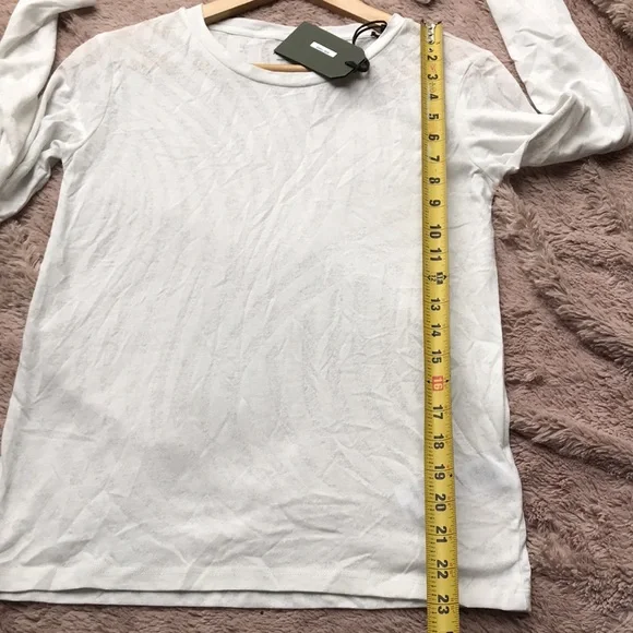 All saints sake esme long sleeve tee smog white - Picture 8 of 8